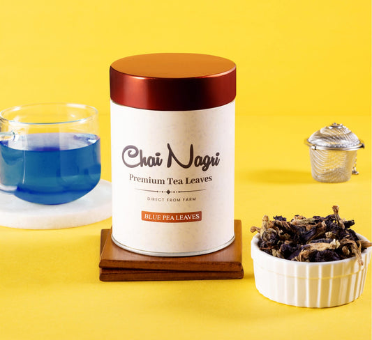 Chai Nagri Blue Pea Leaves Tee – Natürliche Blütenfarbe, vielseitig für Tee, Küche, Cocktails