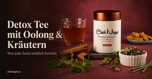 Detox Tee mit Oolong und Kräutern: Was jede Zutat wirklich bewirkt