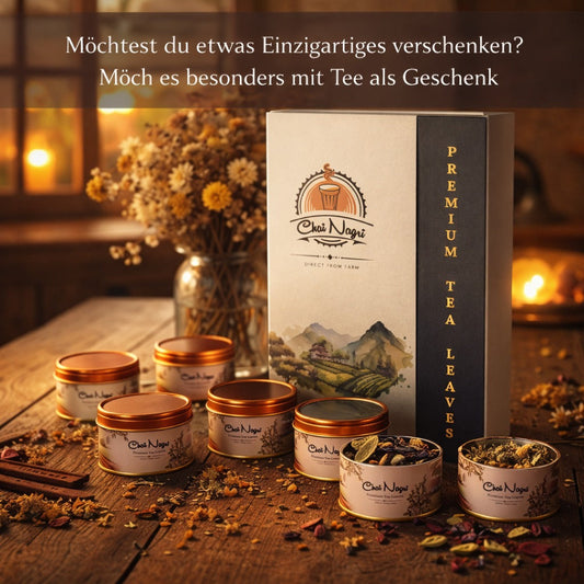 Möchtest du etwas Einzigartiges verschenken? Mach es besonders mit Tee als Geschenk
