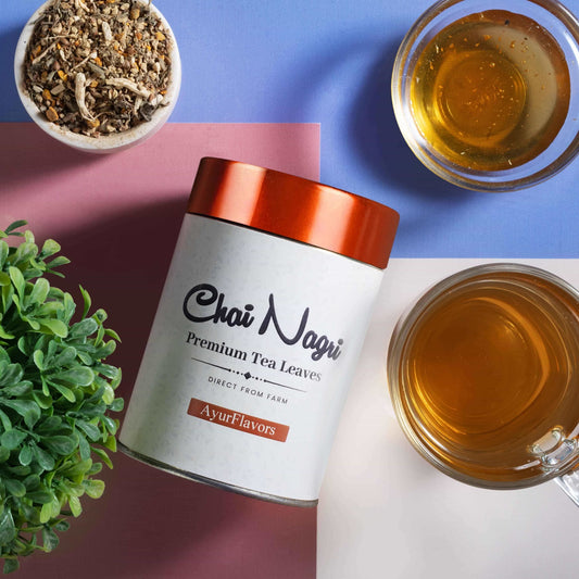 AyurFlavors Ayurveda Tee von Chai Nagri – Kräutermischung mit Tulsi, Ashwagandha, Süßholz